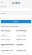 How jooble.org looks like on a mobile device such as an iPhone.