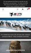 How jootti.com looks like on a mobile device such as an iPhone.