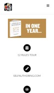How jordanbpeterson.com looks like on a mobile device such as an iPhone.