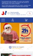 How joueclub.fr looks like on a mobile device such as an iPhone.