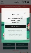 How joules.com looks like on a mobile device such as an iPhone.