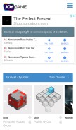 How joygame.com looks like on a mobile device such as an iPhone.