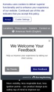 How joyglobal.com looks like on a mobile device such as an iPhone.