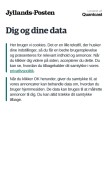 How jp.dk looks like on a mobile device such as an iPhone.