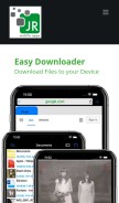 How jrmobileapps.com looks like on a mobile device such as an iPhone.