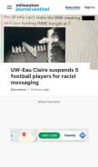 How jsonline.com looks like on a mobile device such as an iPhone.