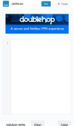 How jsonlint.com looks like on a mobile device such as an iPhone.
