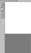 How jspaint.app looks like on a mobile device such as an iPhone.