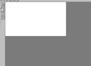 How jspaint.app looks like on a tablet such as an iPad.