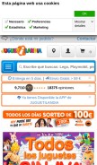 How juguetilandia.com looks like on a mobile device such as an iPhone.