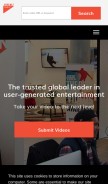 How jukinmedia.com looks like on a mobile device such as an iPhone.