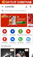 How jumia.co looks like on a mobile device such as an iPhone.