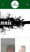 How junniccbd.com looks like on a mobile device such as an iPhone.