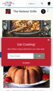 How justapinch.com looks like on a mobile device such as an iPhone.