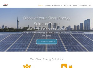 How justwe-gpi.com looks like on a tablet such as an iPad.