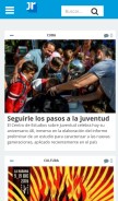 How juventudrebelde.cu looks like on a mobile device such as an iPhone.