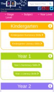 How k8schoollessons.com looks like on a mobile device such as an iPhone.