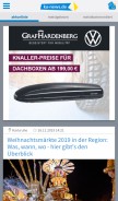 How ka-news.de looks like on a mobile device such as an iPhone.