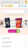 How kaartje2go.nl looks like on a mobile device such as an iPhone.