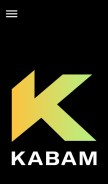 How kabam.com looks like on a mobile device such as an iPhone.
