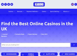 How kabono.com looks like on a tablet such as an iPad.