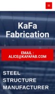 How kafafab.com looks like on a mobile device such as an iPhone.