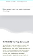 How kalemtezhazirlama.com looks like on a mobile device such as an iPhone.