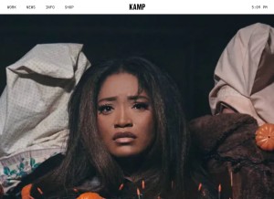 How kampgrizzly.com looks like on a tablet such as an iPad.