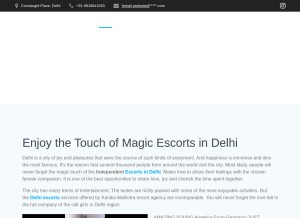 How kanikamalhotra.com looks like on a tablet such as an iPad.