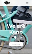 How kanoapps.com looks like on a mobile device such as an iPhone.