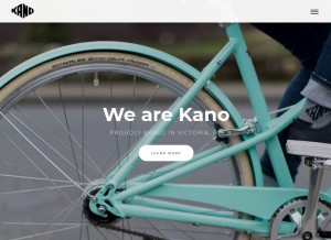 How kanoapps.com looks like on a tablet such as an iPad.