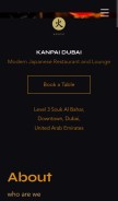 How kanpaime.com looks like on a mobile device such as an iPhone.