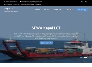 How kapallct.com looks like on a tablet such as an iPad.