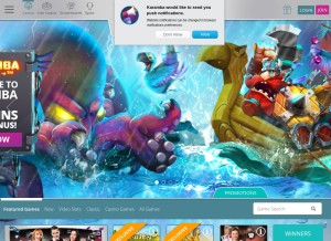 How karamba.com looks like on a tablet such as an iPad.