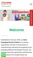 How karnipackaging.com looks like on a mobile device such as an iPhone.