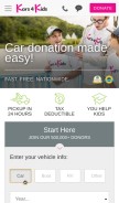 How kars4kids.org looks like on a mobile device such as an iPhone.