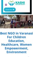 How kashieducare.org looks like on a mobile device such as an iPhone.
