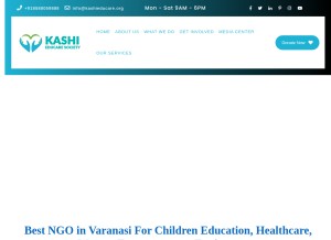How kashieducare.org looks like on a tablet such as an iPad.