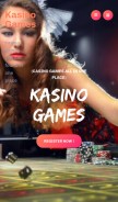 How kasino.games looks like on a mobile device such as an iPhone.