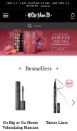 How katvondbeauty.com looks like on a mobile device such as an iPhone.