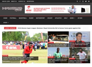 How kawowo.com looks like on a tablet such as an iPad.