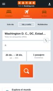 How kayak.cl looks like on a mobile device such as an iPhone.