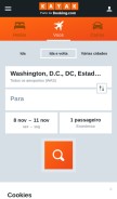 How kayak.pt looks like on a mobile device such as an iPhone.