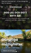 How kayakstore.se looks like on a mobile device such as an iPhone.