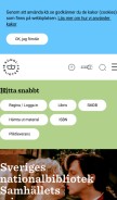 How kb.se looks like on a mobile device such as an iPhone.