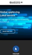 How kband.no looks like on a mobile device such as an iPhone.