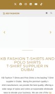 How kbfashion.net looks like on a mobile device such as an iPhone.