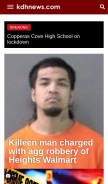 How kdhnews.com looks like on a mobile device such as an iPhone.