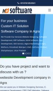 How kdsoftware.in looks like on a mobile device such as an iPhone.