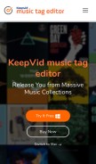 How keepvid.info looks like on a mobile device such as an iPhone.